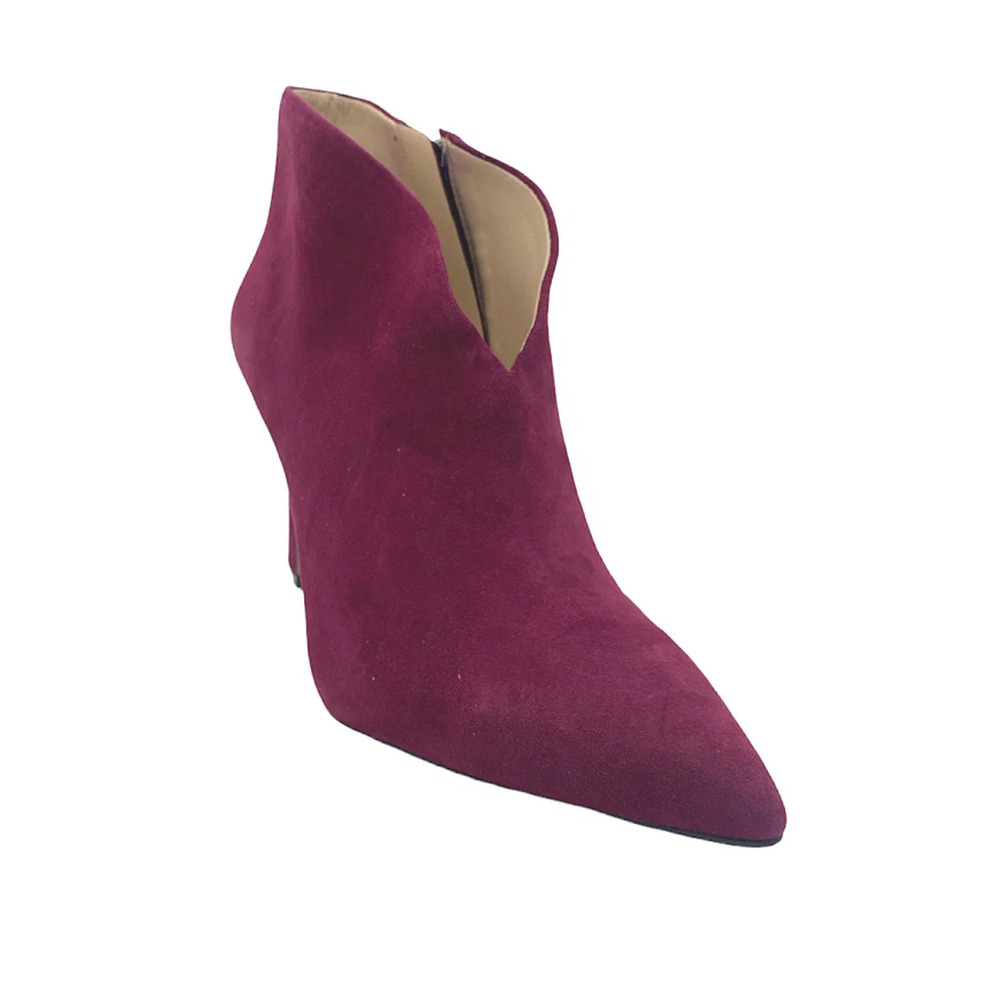 Vince Camuto Pointy Toe Heeled Booties Sestrinda Ribbon Red - Medium - Picture 2 of 5